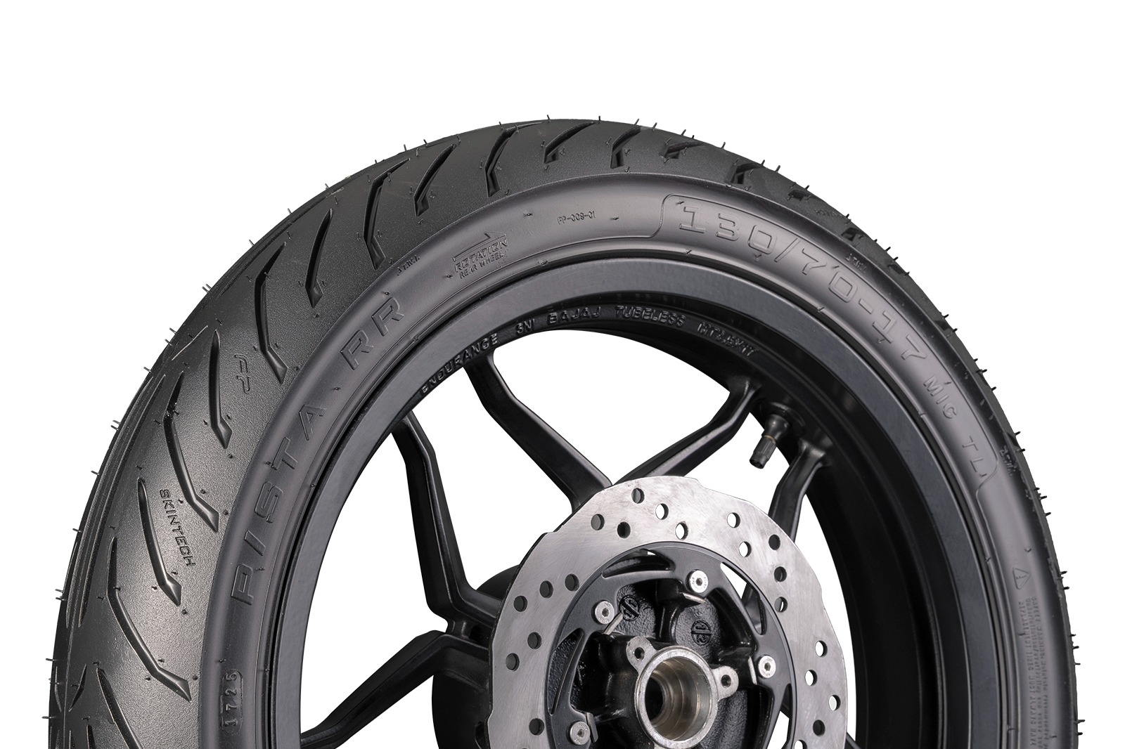 FP Pista RR 130/70-17 TL llanta deportiva para motocicleta