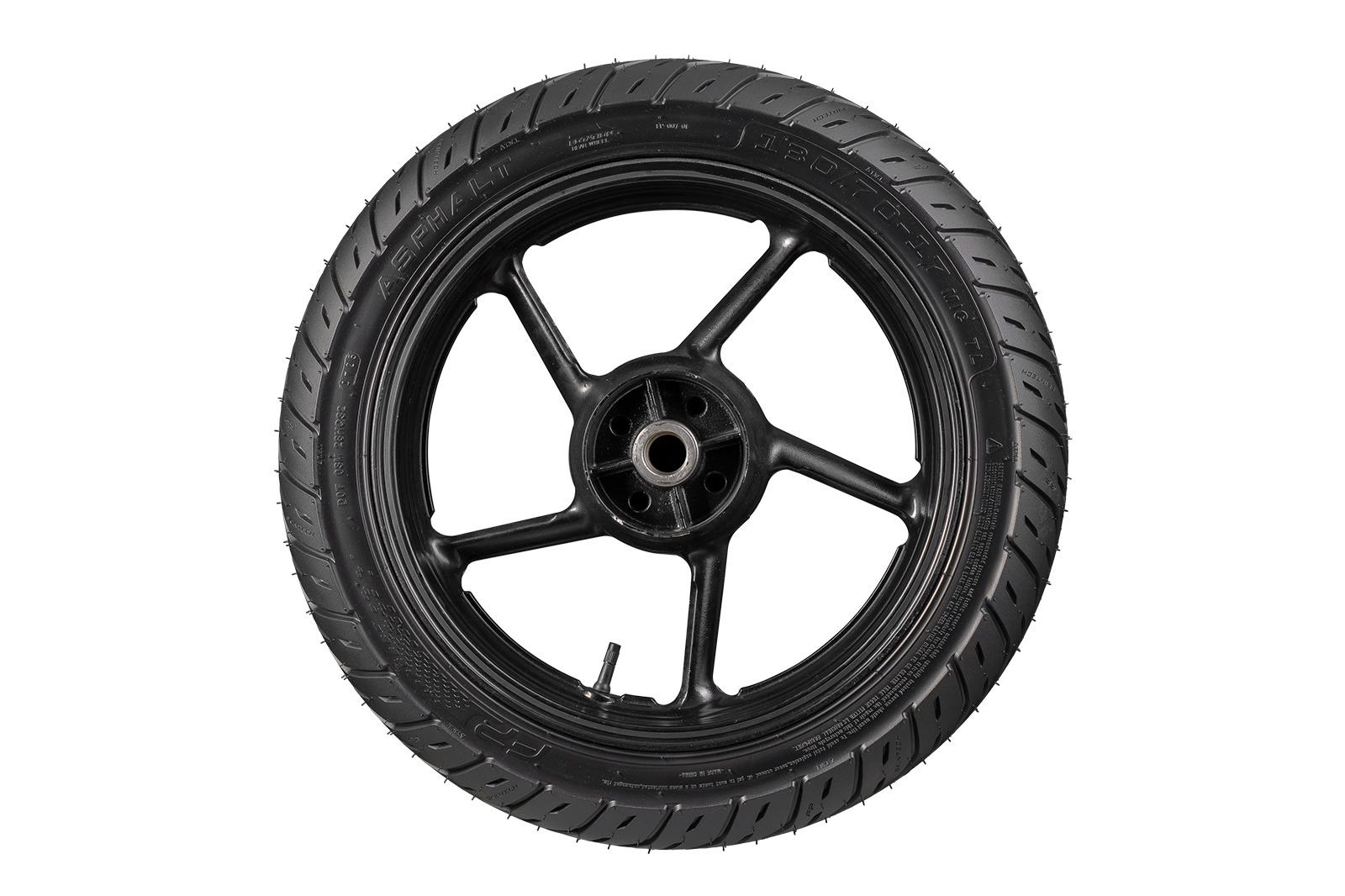 FP Asphalt 130/70-17 TL detalle del labrado direccional