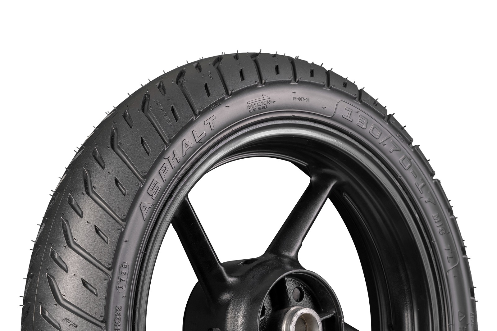 FP Asphalt 130/70-17 TL llanta deportiva para motocicleta