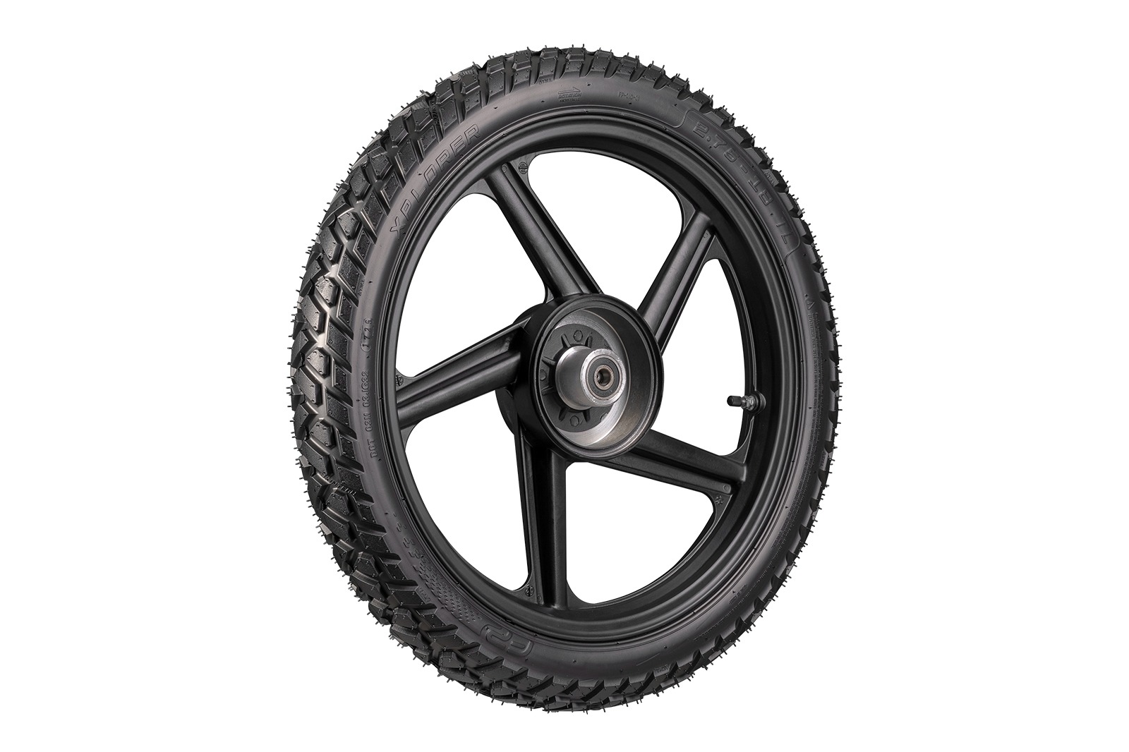 FP Xplorer 2.75-18 TL agarre en asfalto urbano