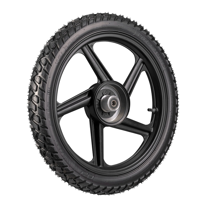 FP Xplorer 2.75-18 TL agarre en asfalto urbano