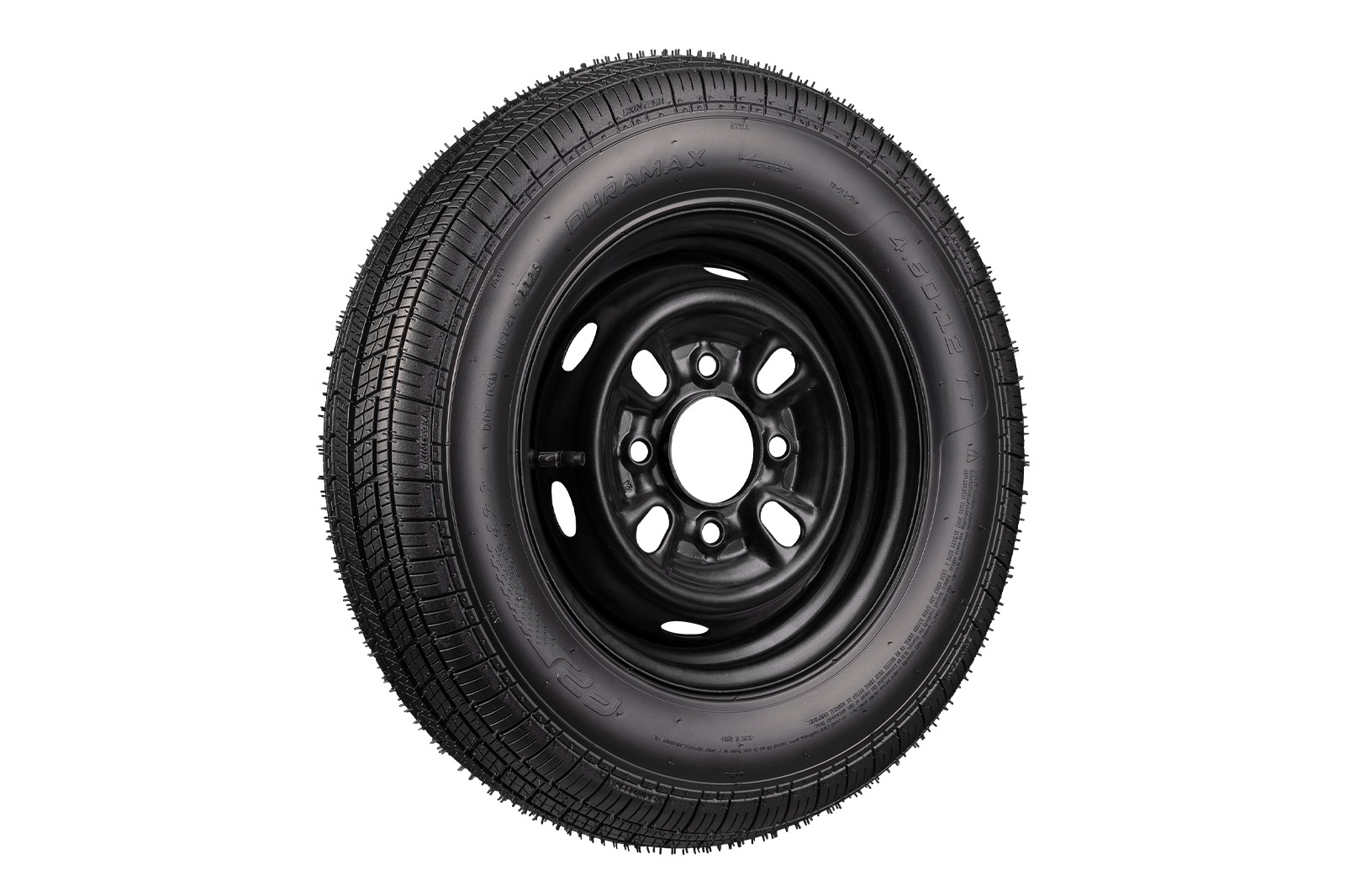 FP Duramax 4.50-12 TT montada en moto utilitaria