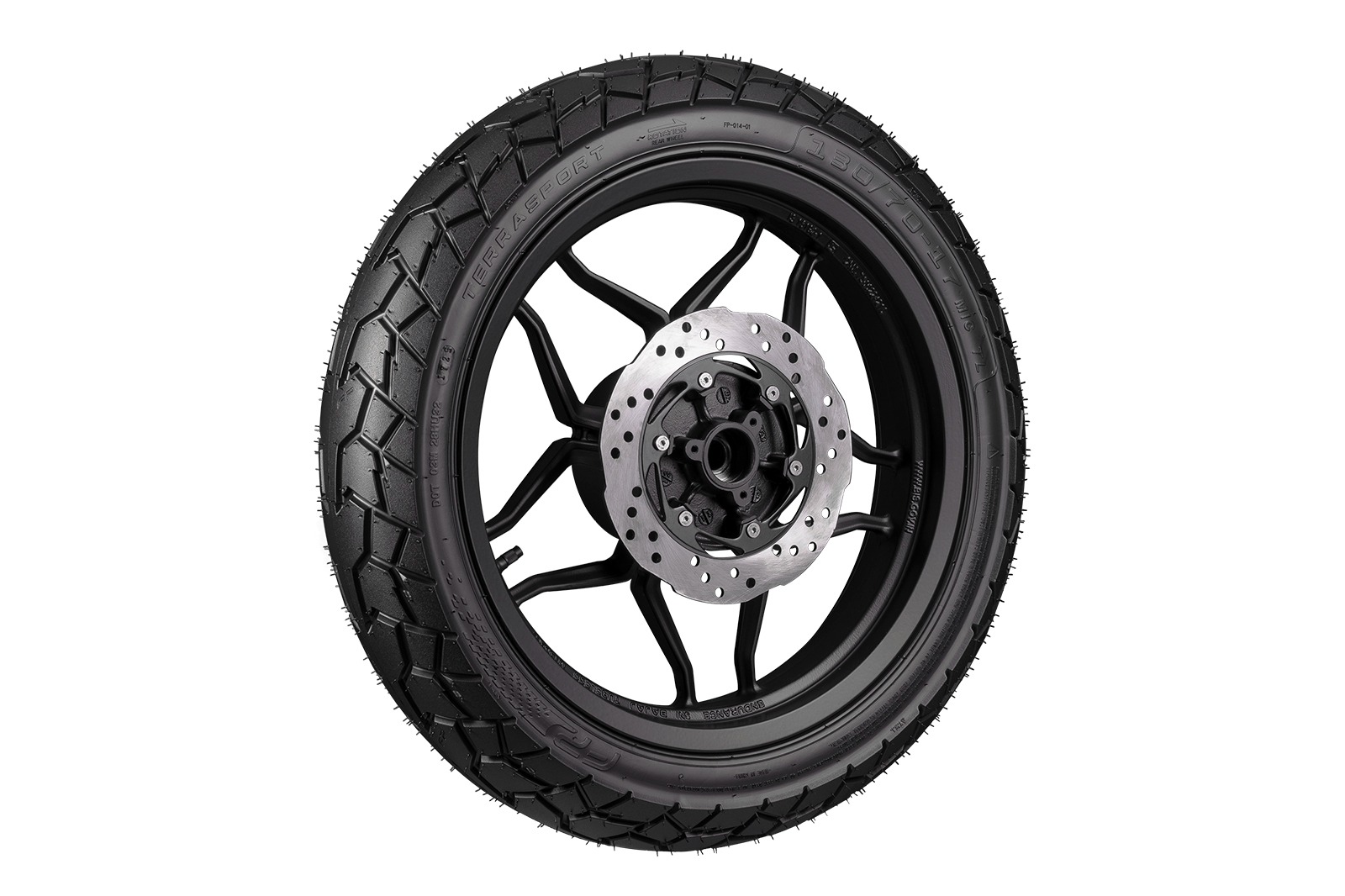 FP Terrasport 130/70-13 vista lateral para scooter