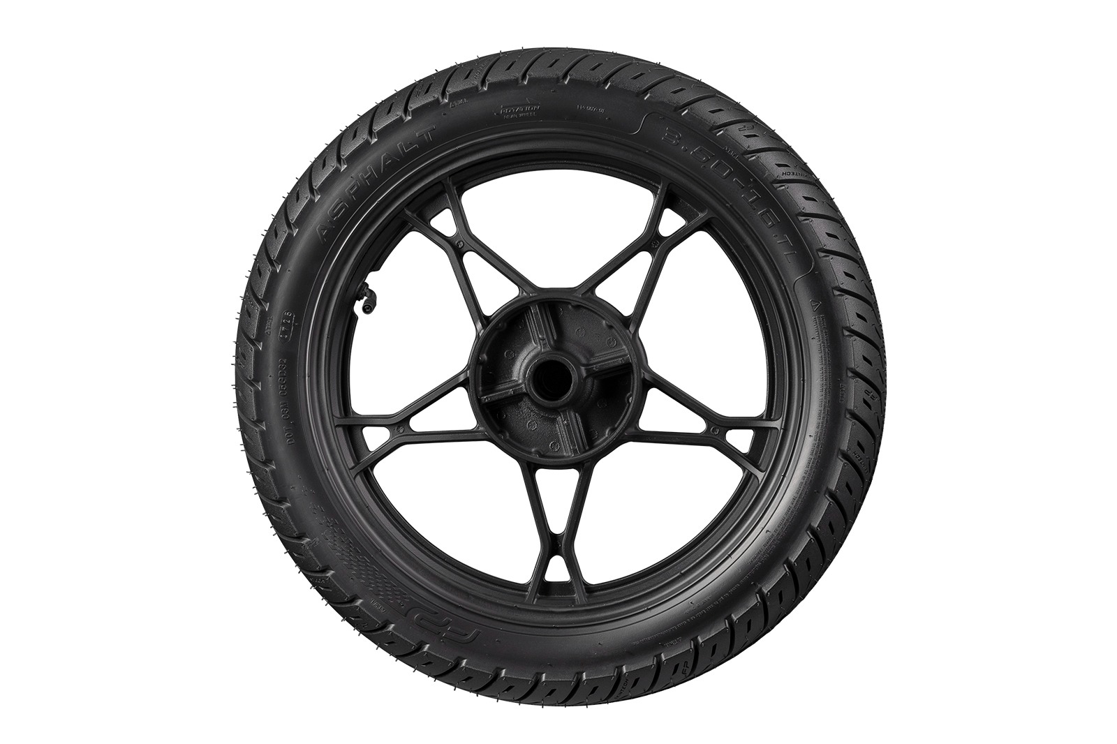 FP Asphalt 3.50-16 TL detalle del labrado direccional