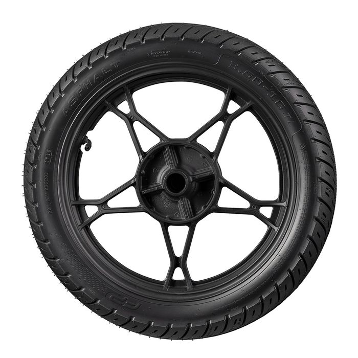FP Asphalt 3.50-16 TL detalle del labrado direccional