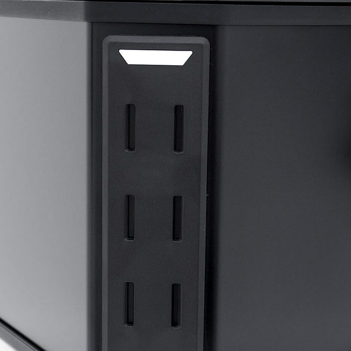 Maleta aluminio continent carbon de 50 litros