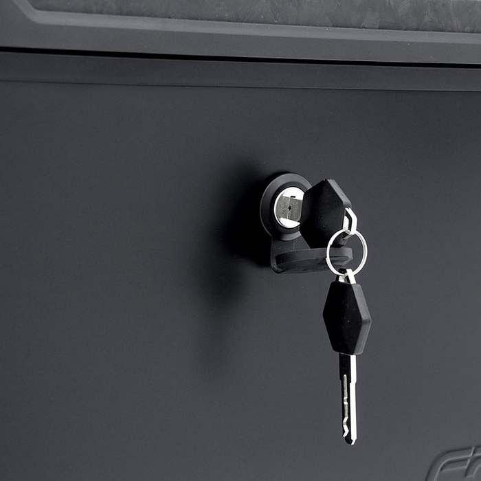 Maleta aluminio continent carbon de 50 litros