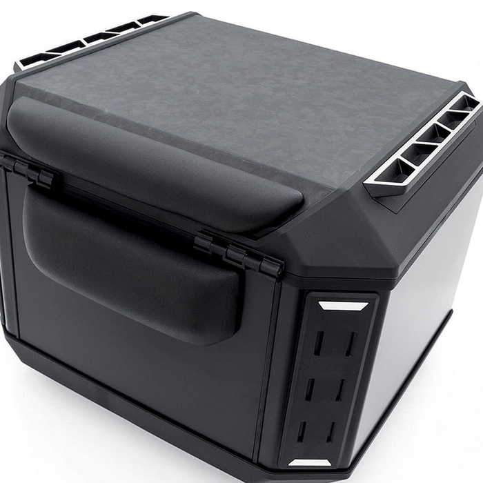 Maleta aluminio continent carbon de 50 litros