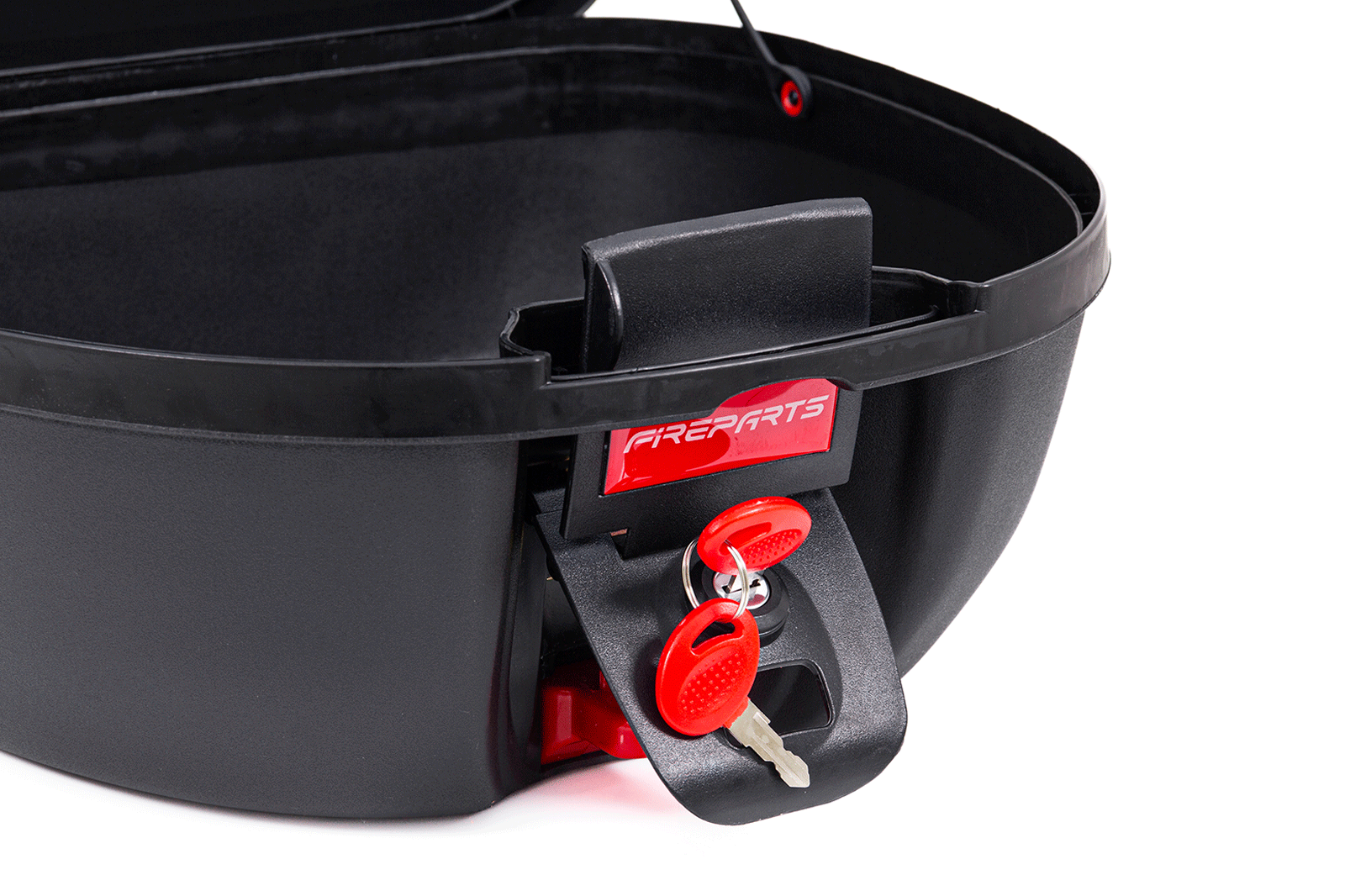 Maletero Case Rojo Para Moto / Un Casco, Maleta para Moto, Maleta Plastica para Casco, Cajuela para Casco, Cajuela para Motocicleta, Cajon de Moto