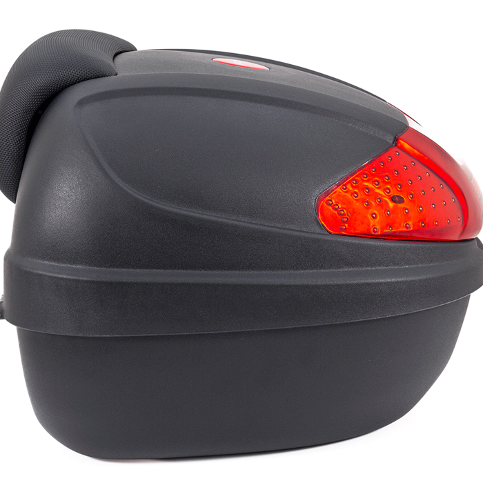 Maletero Case Rojo Para Moto / Un Casco, Maleta para Moto, Maleta Plastica para Casco, Cajuela para Casco, Cajuela para Motocicleta, Cajon de Moto