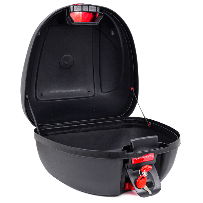 Maletero Case Rojo Para Moto / Un Casco, Maleta para Moto, Maleta Plastica para Casco, Cajuela para Casco, Cajuela para Motocicleta, Cajon de Moto