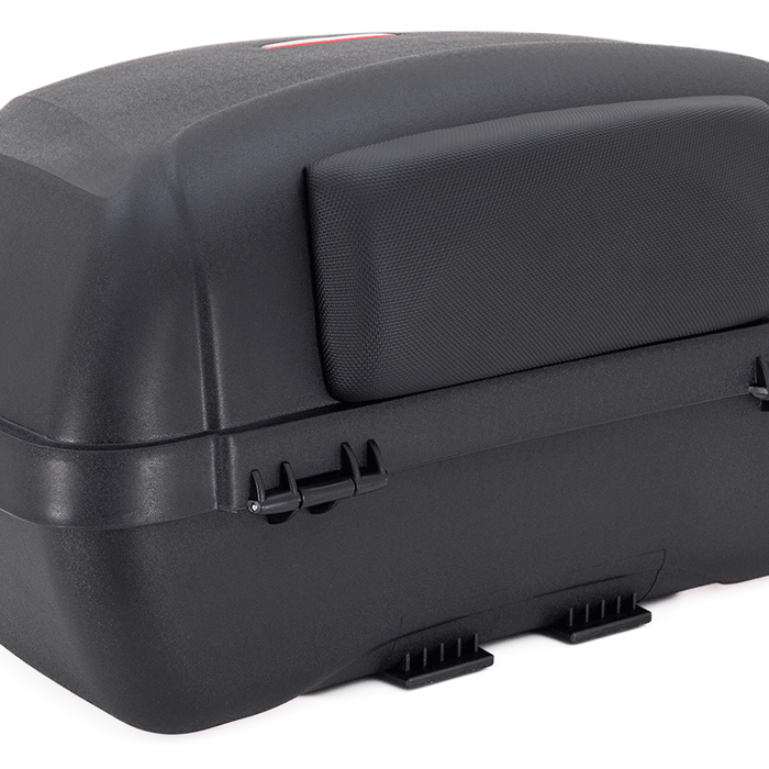 Maletero Crosser Rojo Para Moto / Dos Cascos, Maleta para Moto de dos Cascos, Baul de dos Cascos para Moto, Maletero doble de Moto, Maletin de Cascos para Moto, Cajuela de dos Cascos para Moto, Maletero de dos Cascos, Baul para Moto, Baul de Moto de dos C