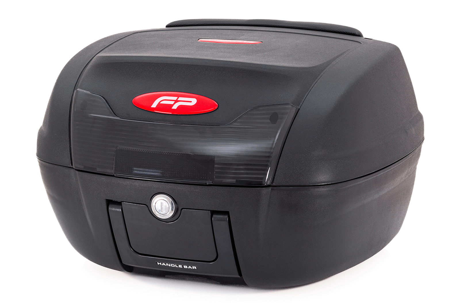 Maletero Nucleon Rojo Para Moto / Un Casco, Maleta para Moto, Maletero Plastico para Moto, Maleta Trasera de Moto, Top Case, Maleta de 40 litros, Maleta para Casco en la Moto, Cajuela de Moto