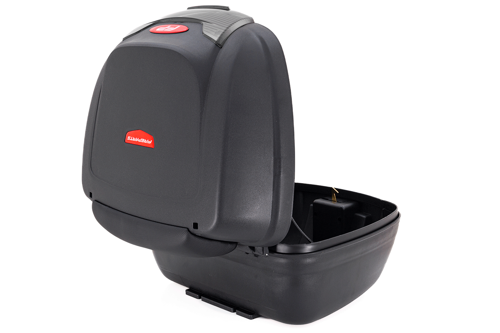 Maletero Nucleon Rojo Para Moto / Un Casco, Maleta para Moto, Maletero Plastico para Moto, Maleta Trasera de Moto, Top Case, Maleta de 40 litros, Maleta para Casco en la Moto, Cajuela de Moto