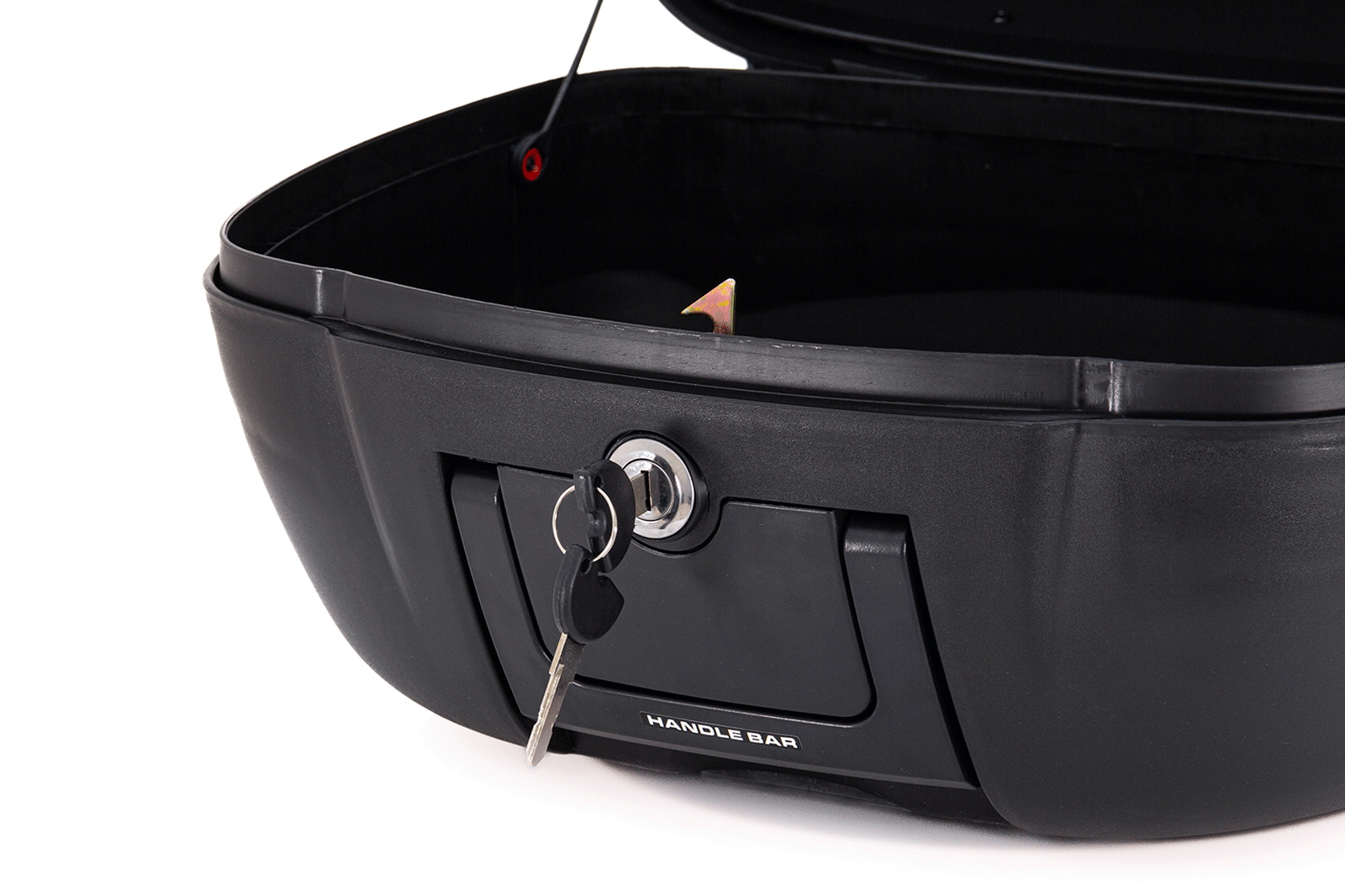 Maletero Nucleon Rojo Para Moto / Un Casco, Maleta para Moto, Maletero Plastico para Moto, Maleta Trasera de Moto, Top Case, Maleta de 40 litros, Maleta para Casco en la Moto, Cajuela de Moto