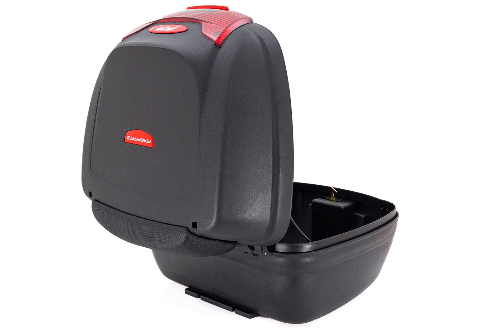 Maletero Nucleon Rojo Para Moto / Un Casco, Maleta para Moto, Maletero Plastico para Moto, Maleta Trasera de Moto, Top Case, Maleta de 40 litros, Maleta para Casco en la Moto, Cajuela de Moto