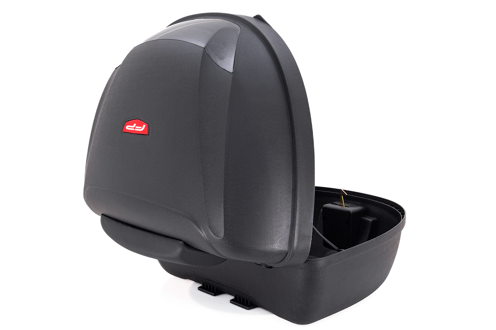 Maletero crosser negro para moto / dos cascos