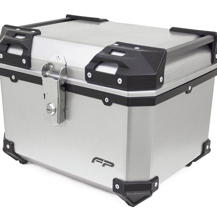 MALETA PARA MOTO MAVERICK 2.0 GRIS / UN CASCO