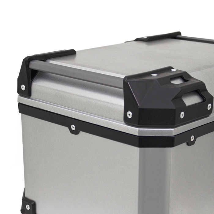 MALETA PARA MOTO MAVERICK 2.0 GRIS / UN CASCO