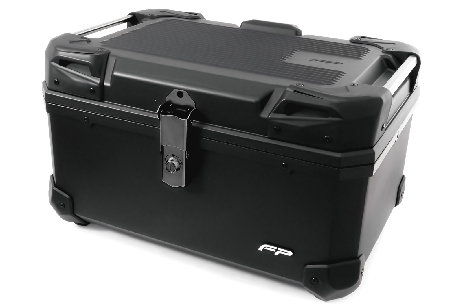 Cajon de moto para dos cascos negro