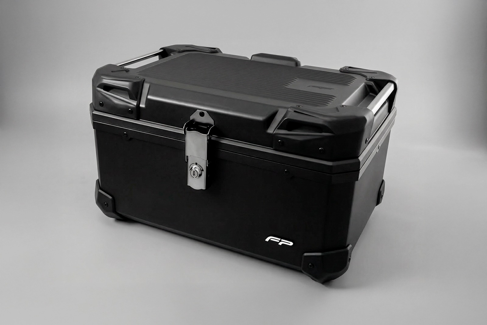 Cajon de moto para dos cascos negro