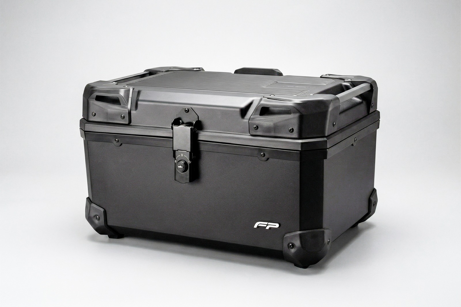 Cajon de moto para dos cascos negro