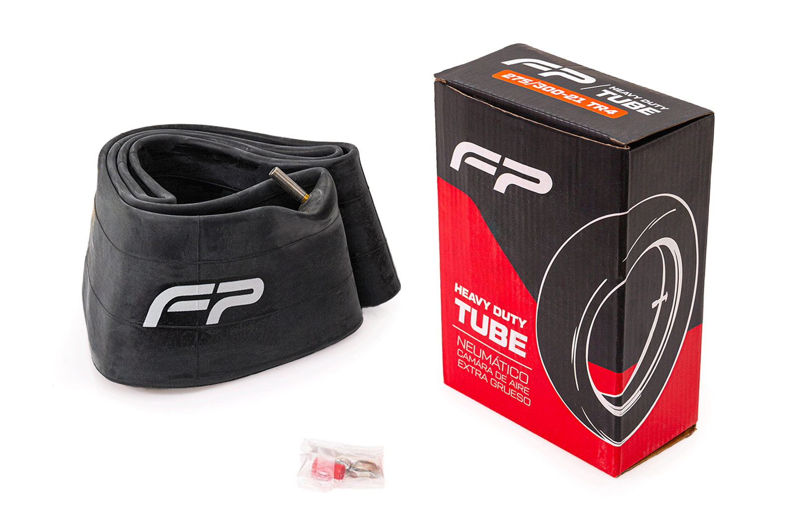 Neumático/cámara de aire heavy duty fp 275/300-21 tr4