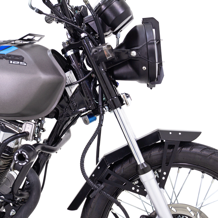 Guarda barro en Aluminio para AKT NKD 125 e ITALIKA FT 150, Protector de Moto NKD 125 e ITALIKA FT 150, Guarda Barro Resistente para NKD 125 e ITALIKA FT 150, Estilo y protección para la AKT 125 e ITALIKA FT 150, Accesorios FP, Productos FP, Accesorios pa