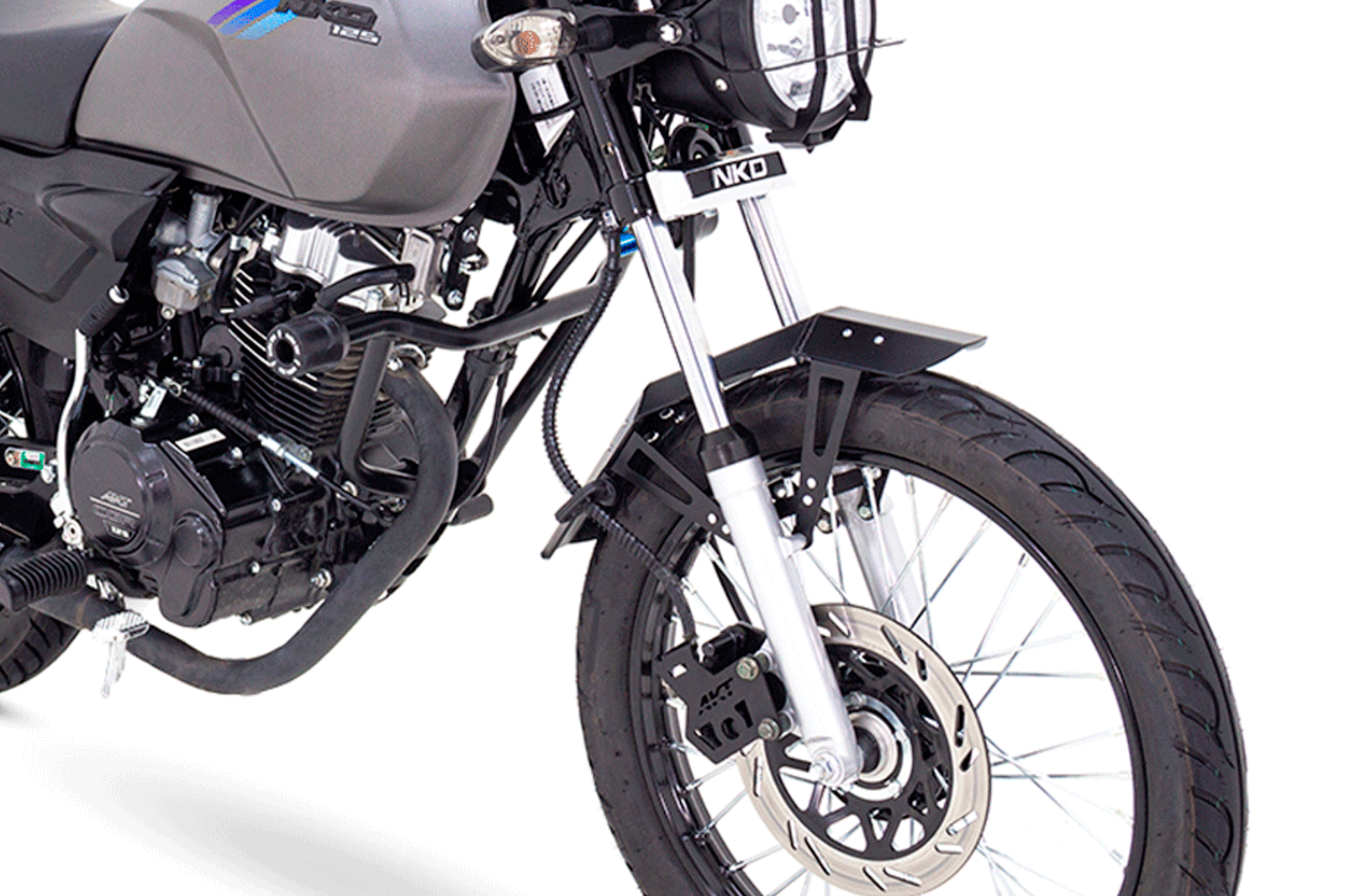 Guarda barro en Aluminio para AKT NKD 125 e ITALIKA FT 150, Protector de Moto NKD 125 e ITALIKA FT 150, Guarda Barro Resistente para NKD 125 e ITALIKA FT 150, Estilo y protección para la AKT 125 e ITALIKA FT 150, Accesorios FP, Productos FP, Accesorios pa