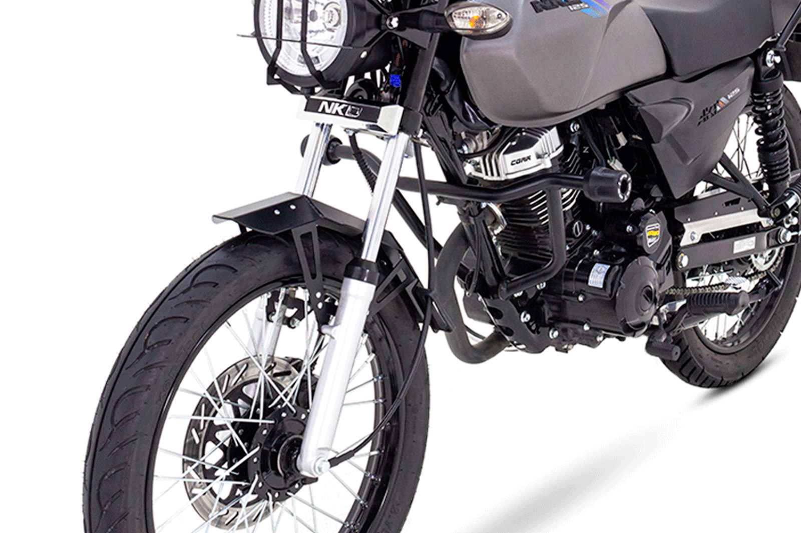 Guarda barro en Aluminio para AKT NKD 125 e ITALIKA FT 150, Protector de Moto NKD 125 e ITALIKA FT 150, Guarda Barro Resistente para NKD 125 e ITALIKA FT 150, Estilo y protección para la AKT 125 e ITALIKA FT 150, Accesorios FP, Productos FP, Accesorios pa