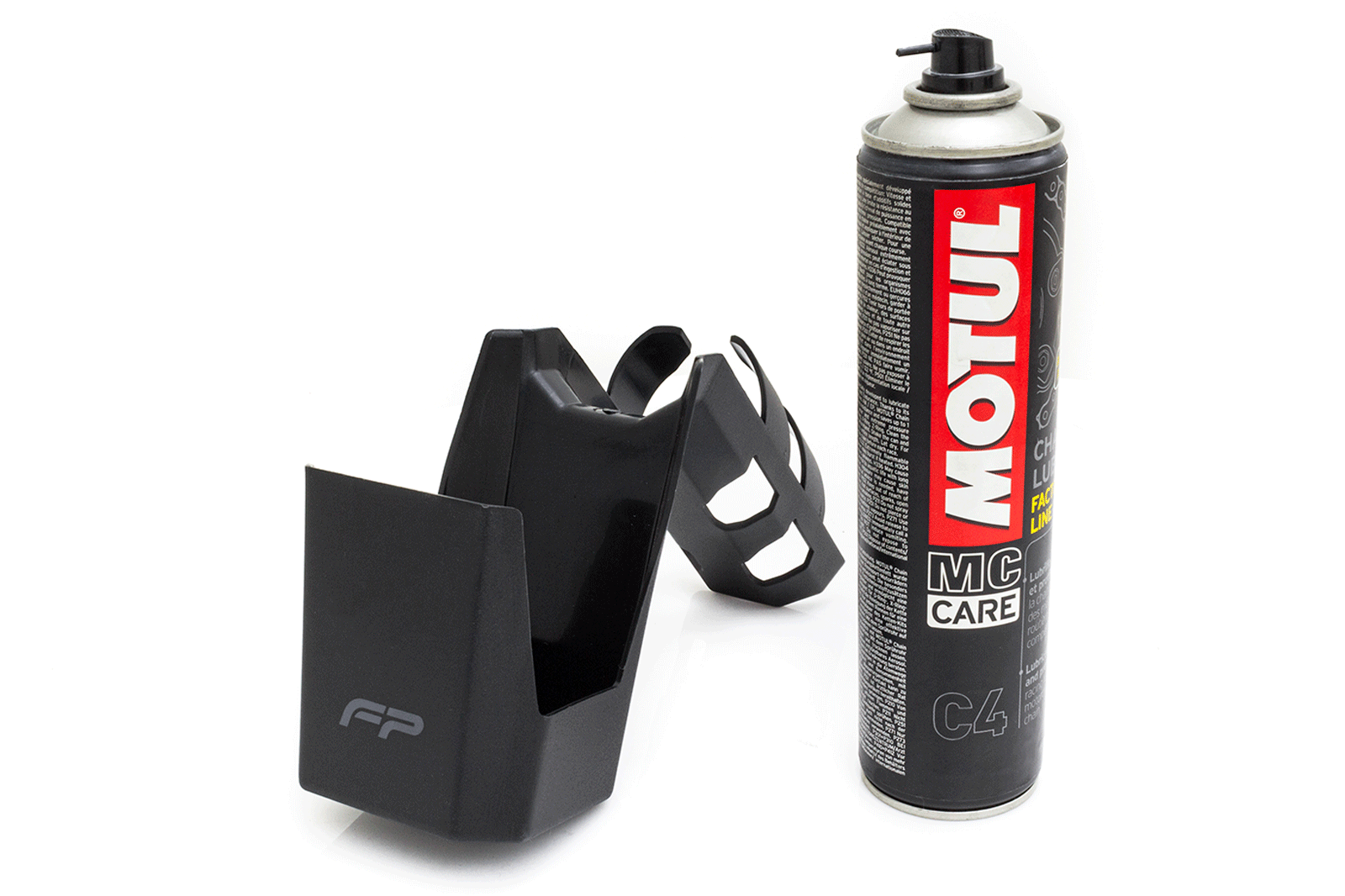 RECIPIENTE PARA LUBRICAR CADENAS ANTI SALPICADURA