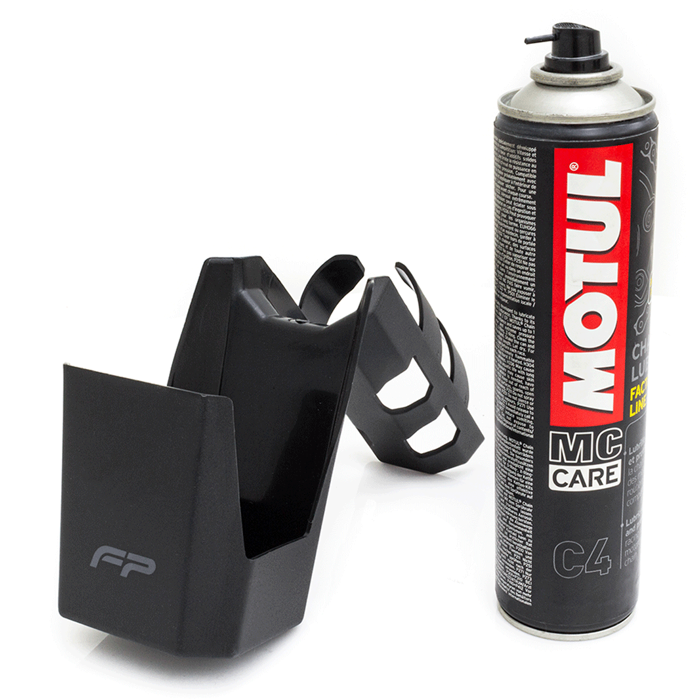 RECIPIENTE PARA LUBRICAR CADENAS ANTI SALPICADURA