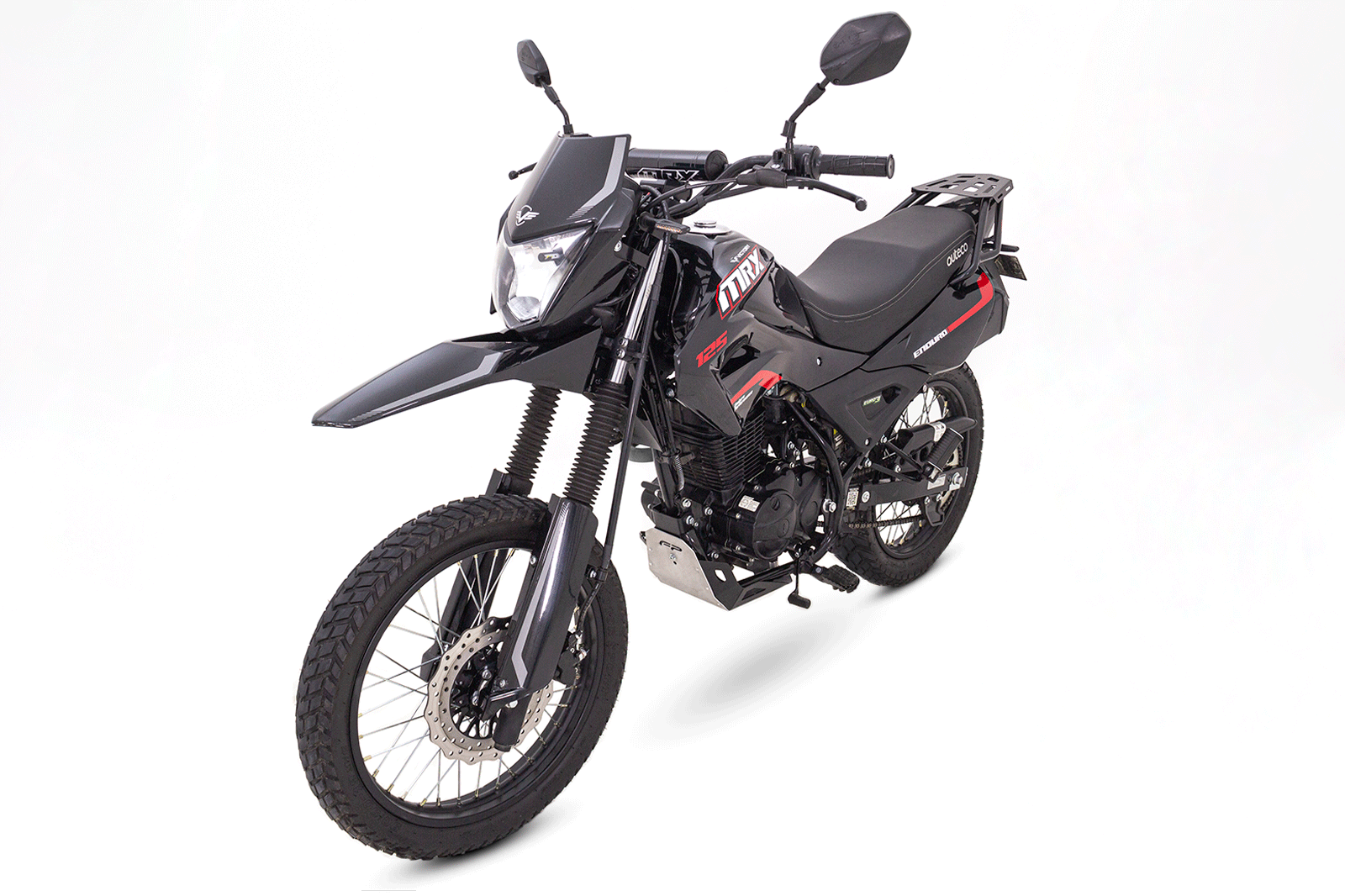 Moto Doble Propósito con Parrilla