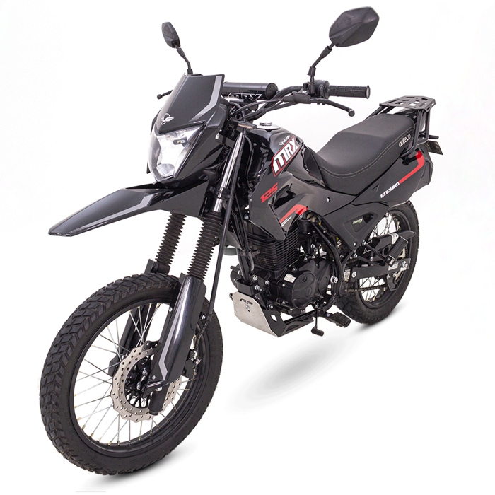 Moto Doble Propósito con Parrilla