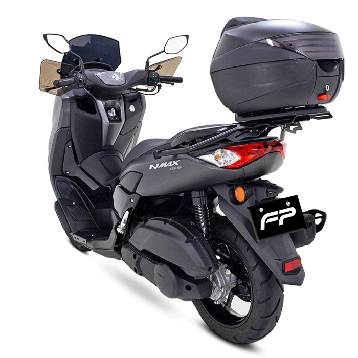 Parrilla para Yamaha NMAX Connected, Soporte De Maleta Superior Yamaha NMAX Connected, Herraje Yamaha NMAX Connected, Soporte Superior FP, Soporte Maleta Fireparts, Las Mejores Parrillas para Yamaha NMAX Connected, Soporte para Maleta Yamaha NMAX Connecte