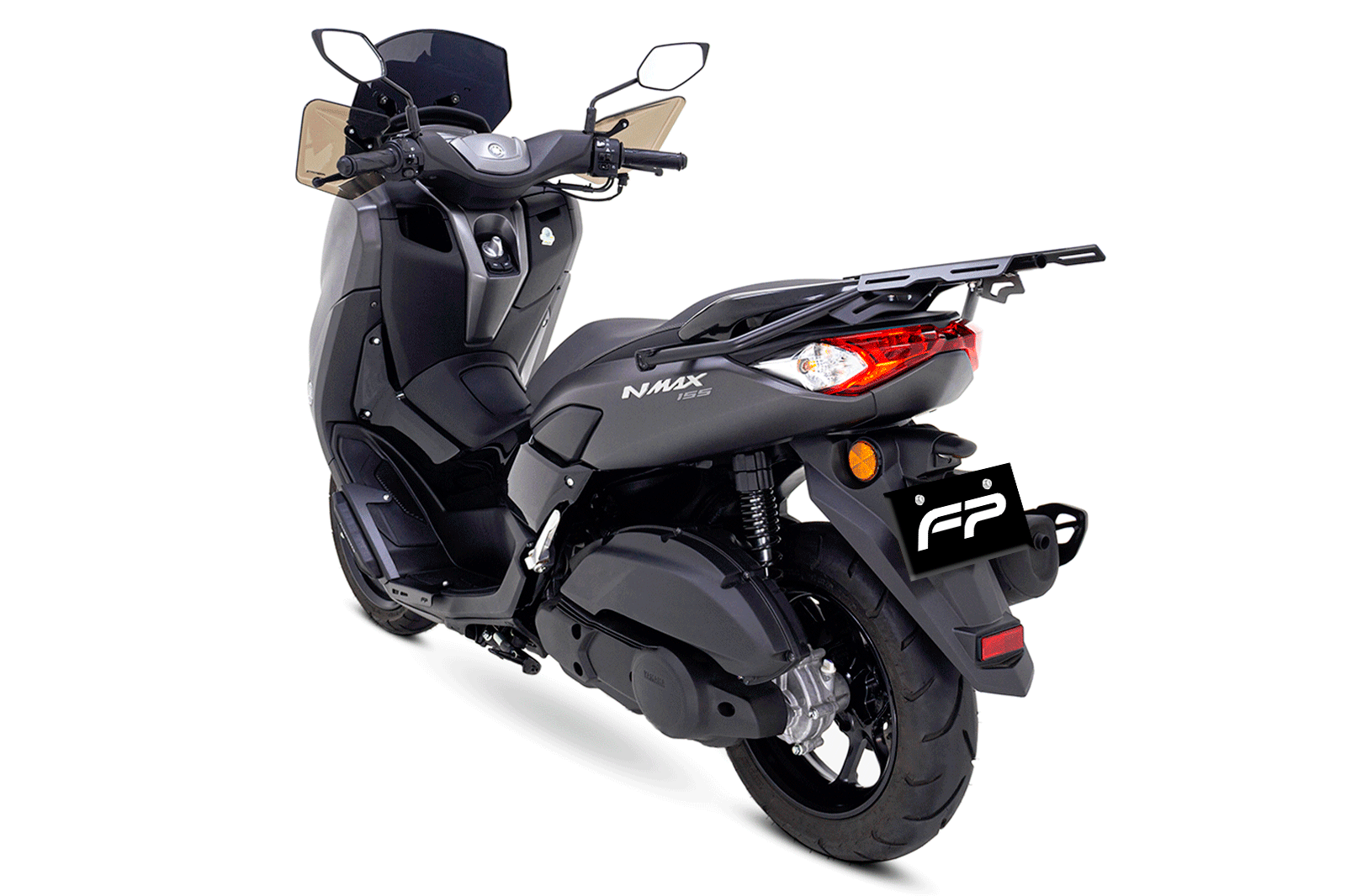 Parrilla para Yamaha NMAX Connected, Soporte De Maleta Superior Yamaha NMAX Connected, Herraje Yamaha NMAX Connected, Soporte Superior FP, Soporte Maleta Fireparts, Las Mejores Parrillas para Yamaha NMAX Connected, Soporte para Maleta Yamaha NMAX Connecte