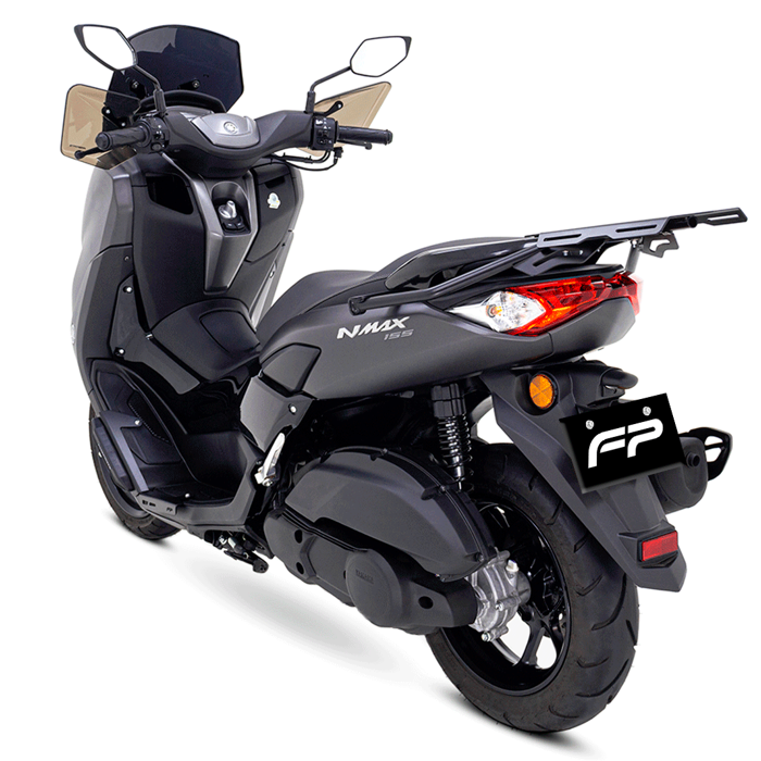 Parrilla para Yamaha NMAX Connected, Soporte De Maleta Superior Yamaha NMAX Connected, Herraje Yamaha NMAX Connected, Soporte Superior FP, Soporte Maleta Fireparts, Las Mejores Parrillas para Yamaha NMAX Connected, Soporte para Maleta Yamaha NMAX Connecte