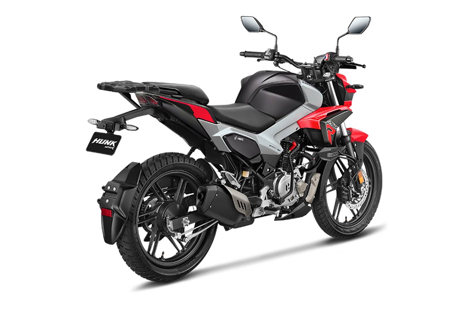 Parrilla FP compatible con top case Hero Hunk 125.
