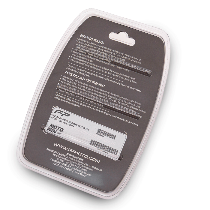 Pastas de freno fp brake master del: xr125l-150l-190l, xre190