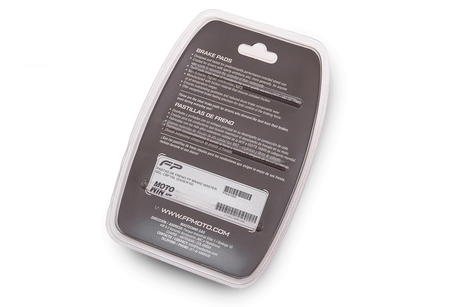 PASTAS DE FRENO FP BRAKE MASTER DEL: CBF150, GIXXER150, PASTAS FRENO, Freno Fireparts, Pasta Freno FP, Pastilla de freno. Freno para Moto. Kit de Pastillas de Freno de Disco. Juego de Pastillas de Freno de Disco