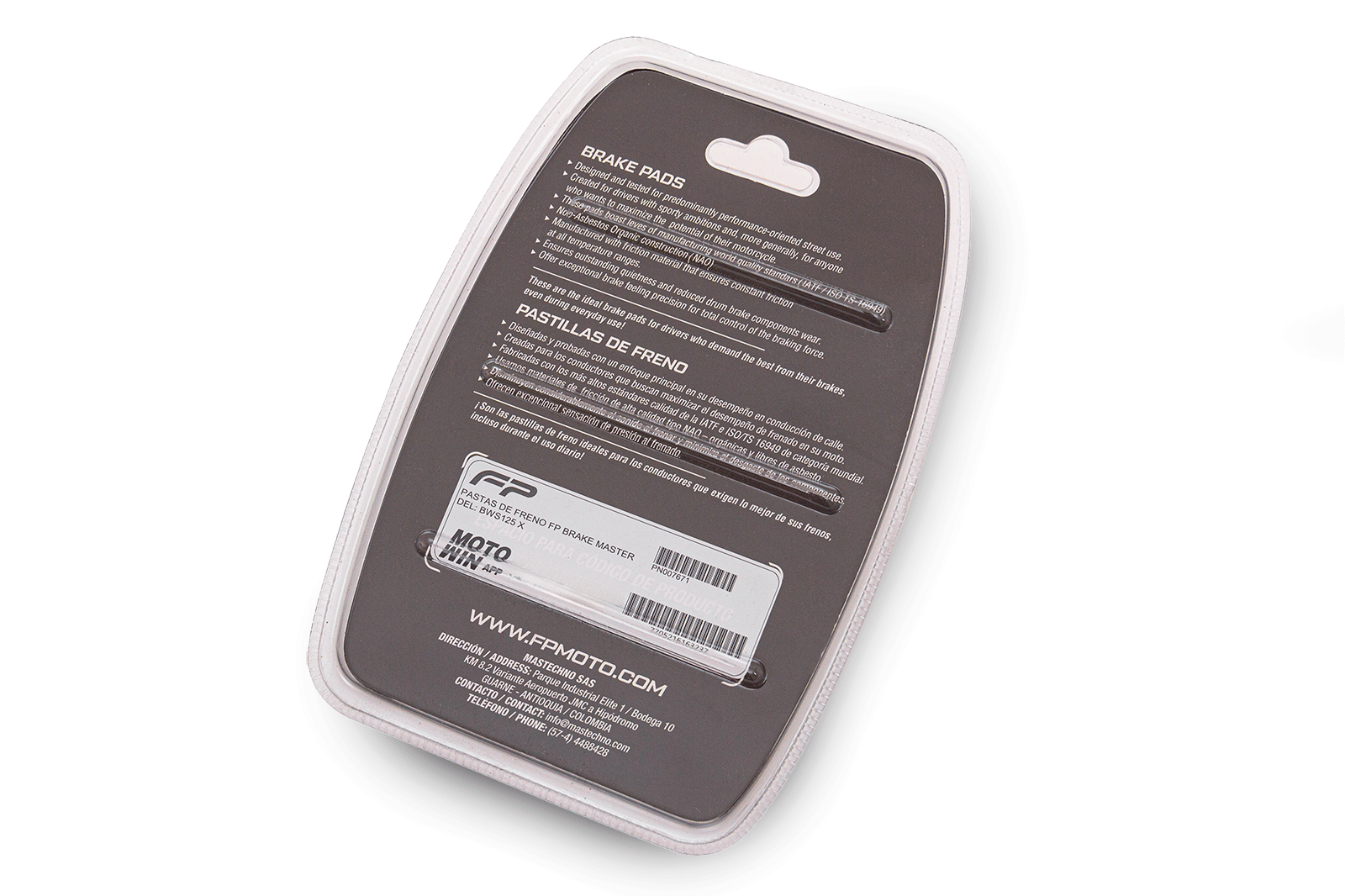 PASTAS DE FRENO FP BRAKE MASTER DEL: BWS125 X, PASTAS FRENO, Freno Fireparts, Pasta Freno FP, Pastilla de freno. Freno para Moto. Kit de Pastillas de Freno de Disco. Juego de Pastillas de Freno de Disco