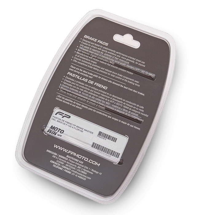 PASTAS DE FRENO FP BRAKE MASTER DEL: BWS125 F-125 X FI,DR150, PASTAS FRENO, Freno Fireparts, Pasta Freno FP, Pastilla de freno. Freno para Moto. Kit de Pastillas de Freno de Disco. Juego de Pastillas de Freno de Disco