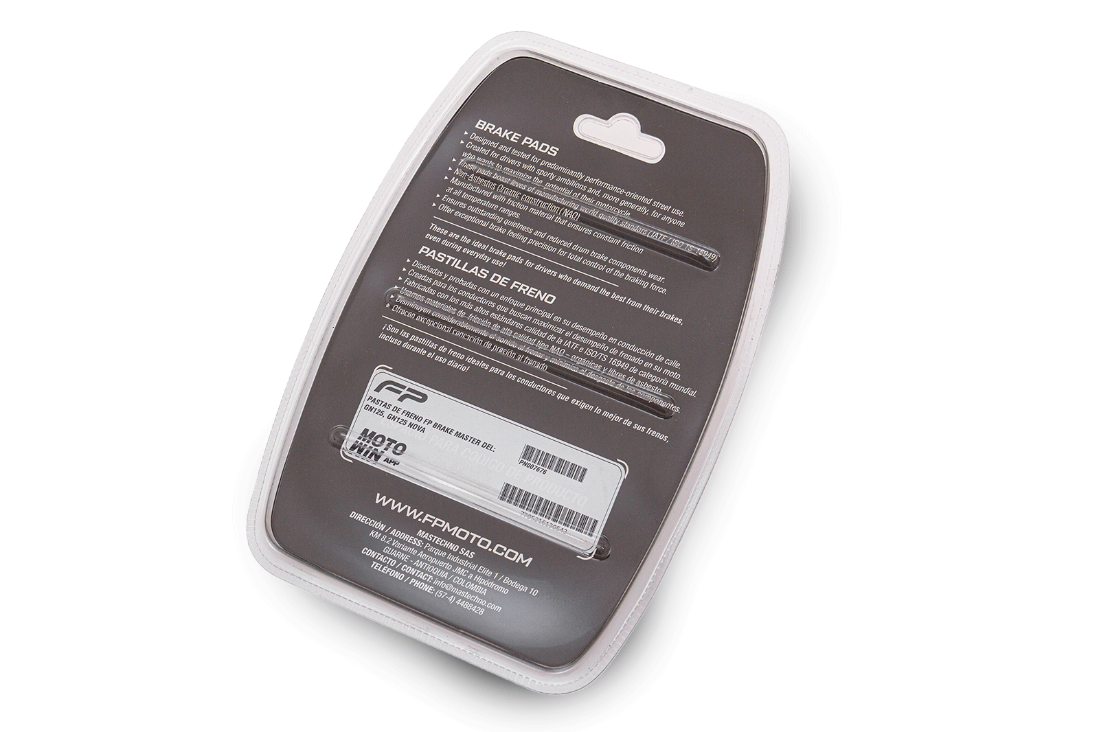 PASTAS DE FRENO FP BRAKE MASTER DEL: GN125, GN125 NOVA, PASTAS FRENO, Freno Fireparts, Pasta Freno FP, Pastilla de freno. Freno para Moto. Kit de Pastillas de Freno de Disco. Juego de Pastillas de Freno de Disco