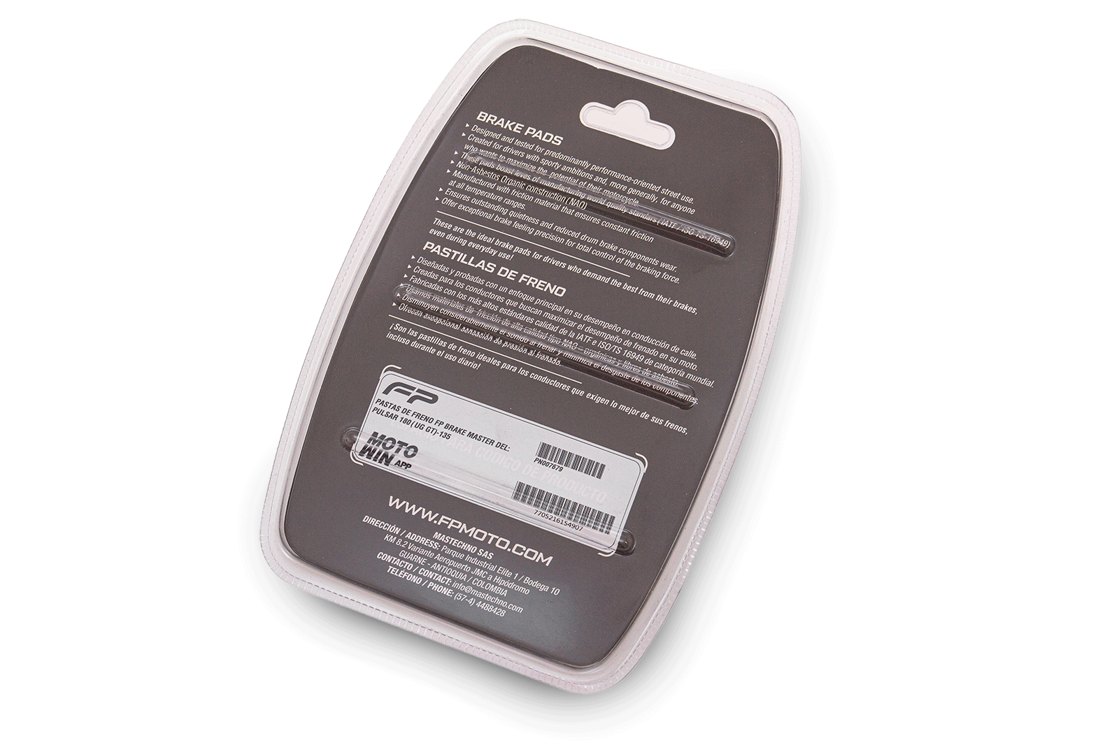 PASTAS DE FRENO FP BRAKE MASTER DEL: PULSAR 180 (UG GT)-135, PASTAS FRENO, Freno Fireparts, Pasta Freno FP, Pastilla de freno. Freno para Moto. Kit de Pastillas de Freno de Disco. Juego de Pastillas de Freno de Disco