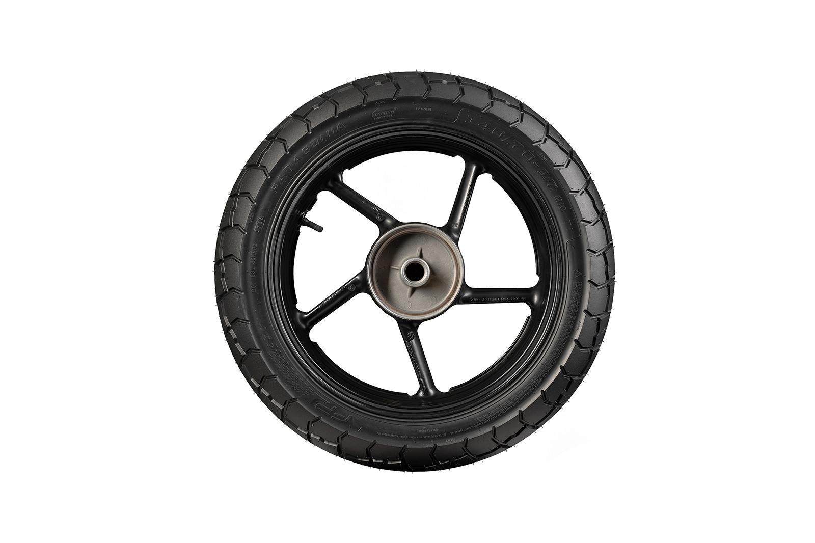 Perspectiva lateral izquierda de la llanta PATAGONIA 140/70-17 TL
