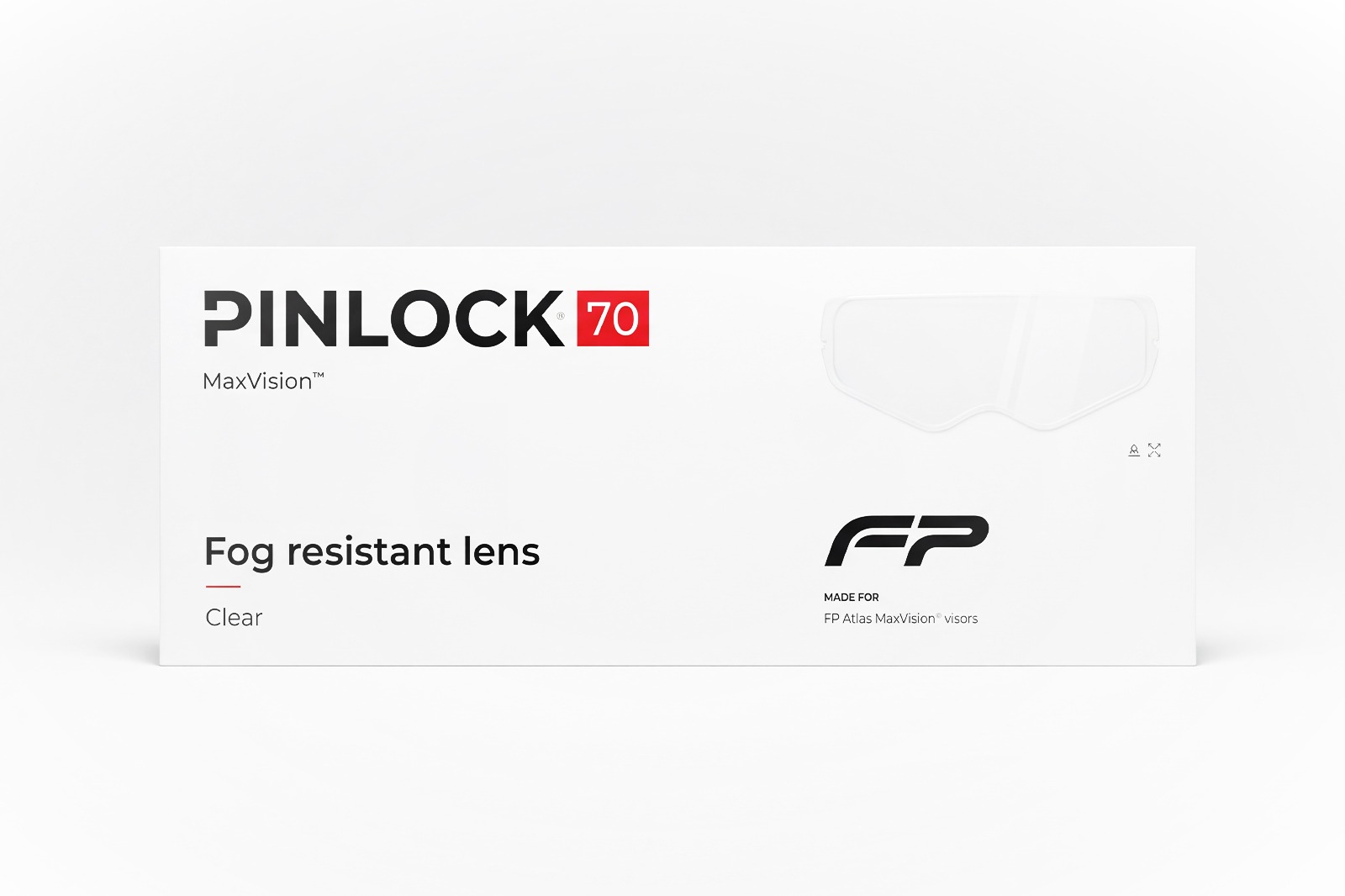 lente pinlock 70 antiempañante casco