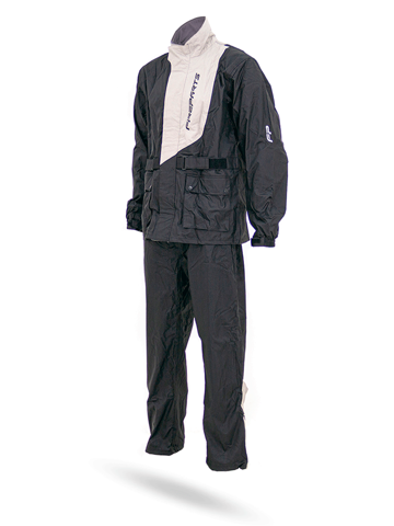 Impermeable cyclone negro gris