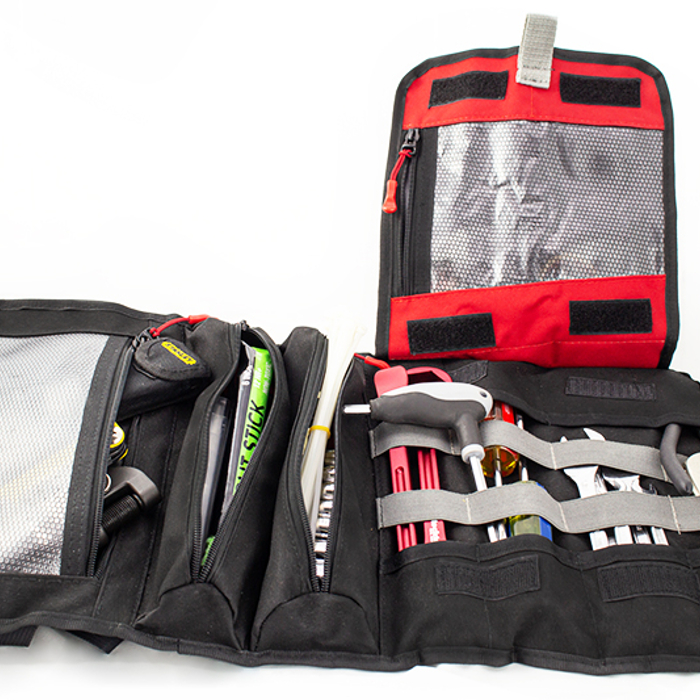 Porta herramientas para moto