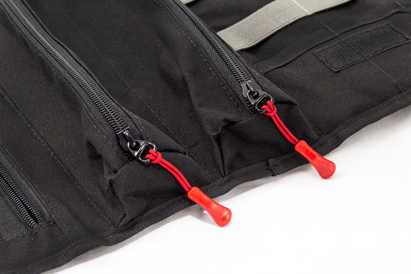 Cierres para halar con guantes de moto