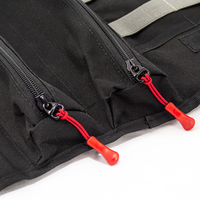 Cierres para halar con guantes de moto